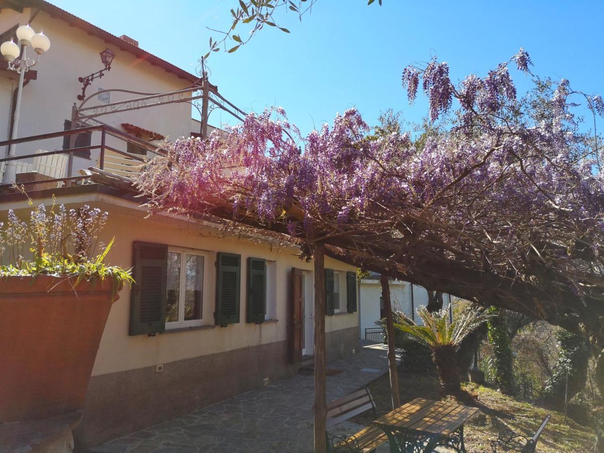 La Vivagna - Casa Vista Mare Tra Gli Ulivi Villa Leivi Ngoại thất bức ảnh