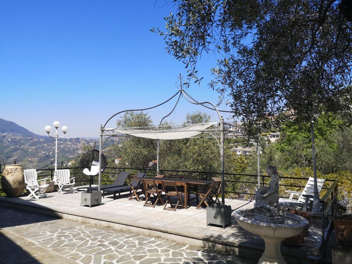 La Vivagna - Casa Vista Mare Tra Gli Ulivi Villa Leivi Ngoại thất bức ảnh